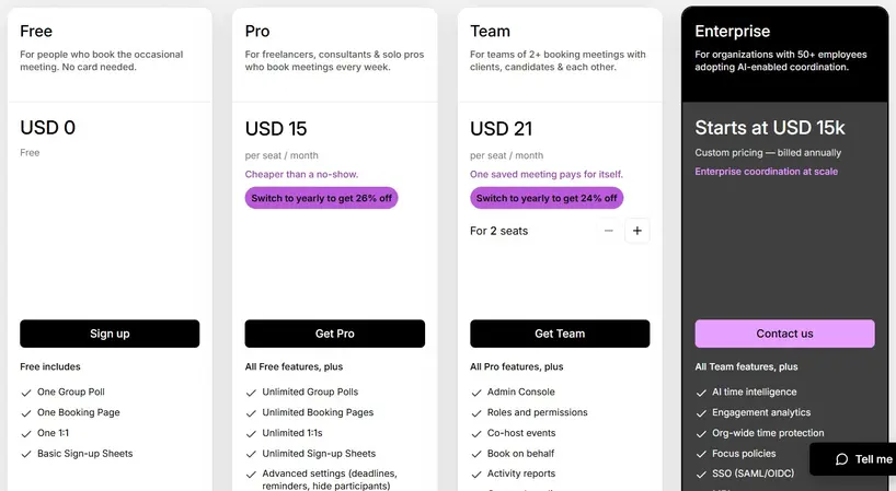 Doodle pricing