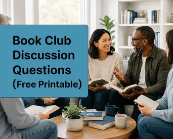 100+ Book Club Discussion Questions For Any Book image illustration