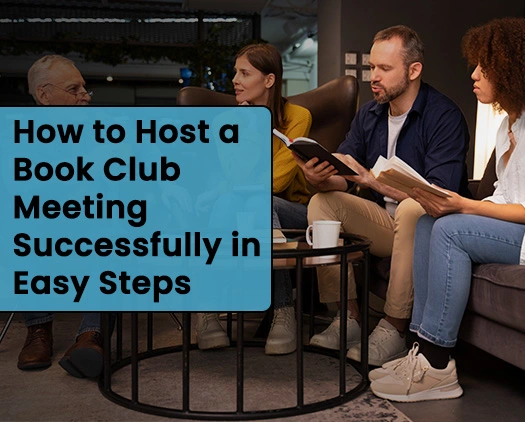 a group reading and discussing books