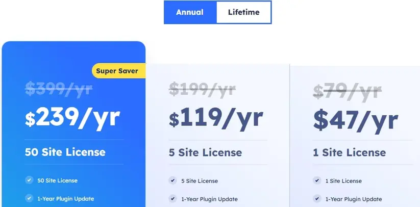 Fluent Booking Pricing screenshot