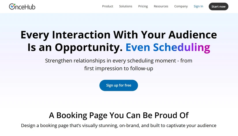 OnceHub screenshot