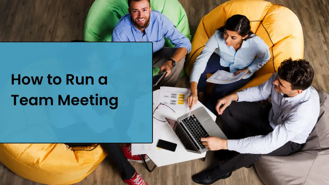 a small group of people in a meeting