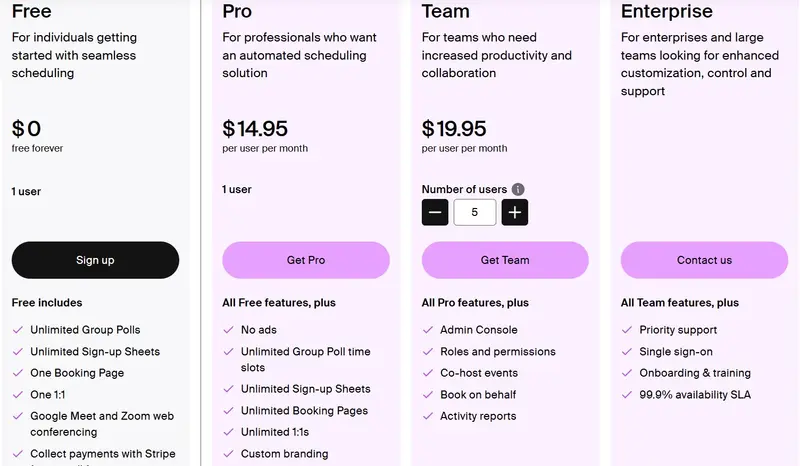 Doodle Pricing screenshot