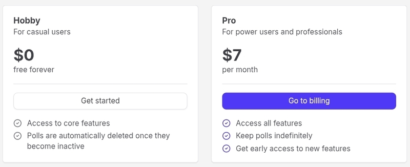 Rallly.co pricing
