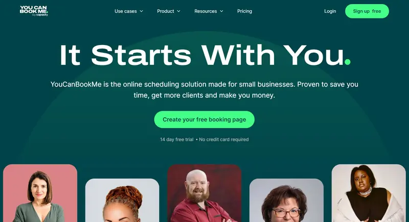 YouCanBookMe booking page