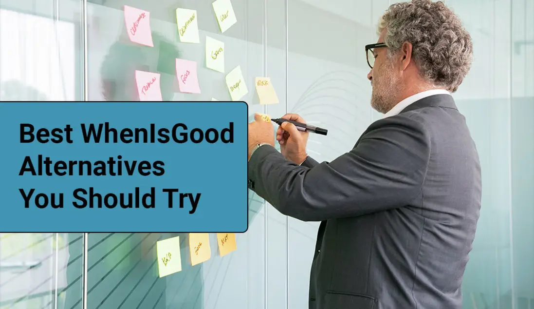 A person adding memos to a board