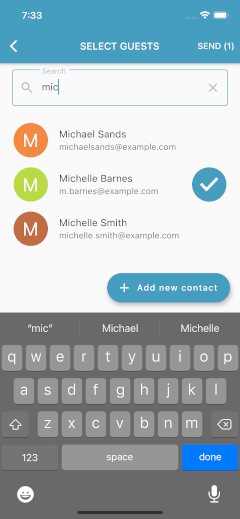 search contacts in apps screenshot